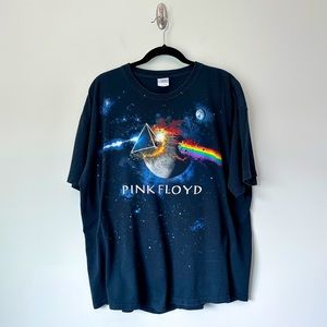 Pink Floyd Dark Side of the Moon Prism Black Graphic Band T-Shirt